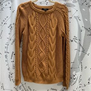 Forever 21 size small tan knit sweater